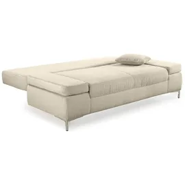 luma-home schönes für dein zuhause Schlafcouch Cord 2-Sitzer Beige/Grau