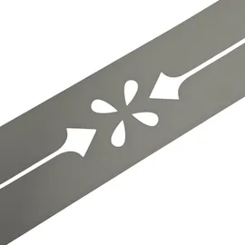 zaun|zu® Sichtschutzstreifen 2,55 m grau 1 St.