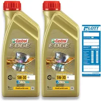 2L Castrol Edge Titanium FST C3 5W-30 Motoröl VW 505 00 505 01 MB 229.31 229.51