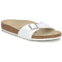 Birkenstock Classic Madrid BF, Unisex-Erwachsene Pantoletten, Weiß (Weiss), 37 EU - 37 EU