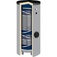 TWL Technologie 500 Liter Hochleistungs-Solarspeicher SWP2-500 Wärmepumpenspeicher Isoliert 50