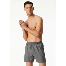 SCHIESSER Boxershorts gestreift grau/schwarz 12 2er Pack