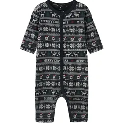 NAME IT NBNVISMAS LS NIGHTSUIT Dark Sapphire/MELANGE