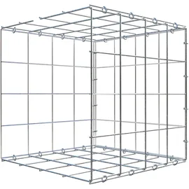 Gabiona C-Ring-Gabione-Anbaukorb Typ 2 40 x 40 x 40 cm Maschenw 10 x 10 cm