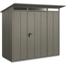 Hörmann Gerätehaus Pultdach 2,48 x 1,53 m Quarzgrau