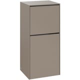 Villeroy & Boch Subway 3.0 Seitenschrank C59502VM 40x86x36,2cm, Schanier rechts/Griff monochrom, taupe