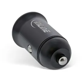 InLine USB KFZ Stromadapter PD, 12/24V USB-A + USB-C, max. 60W, schwarz