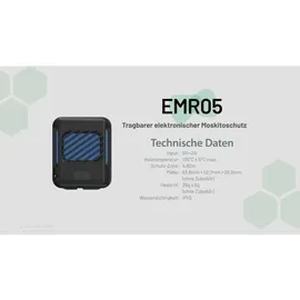 Nitecore EMR05 Mückenabwehrgerät 5 Meter