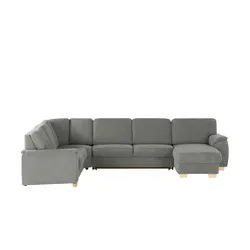 smart Wohnlandschaft  Valencia ¦ grau ¦ Maße (cm): B: 341 H: 90 T: 187.0