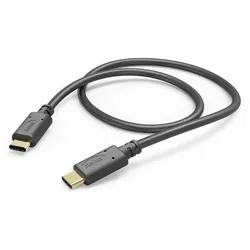HAMA Ladekabel, USB-C - USB-C, 1,5 m, Schwarz