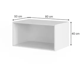 Vicco Schrankaufsatz Elmo 80 x 40 x 50 cm