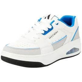 SKECHERS Uno Court Low Herren Weiß/Blau 44