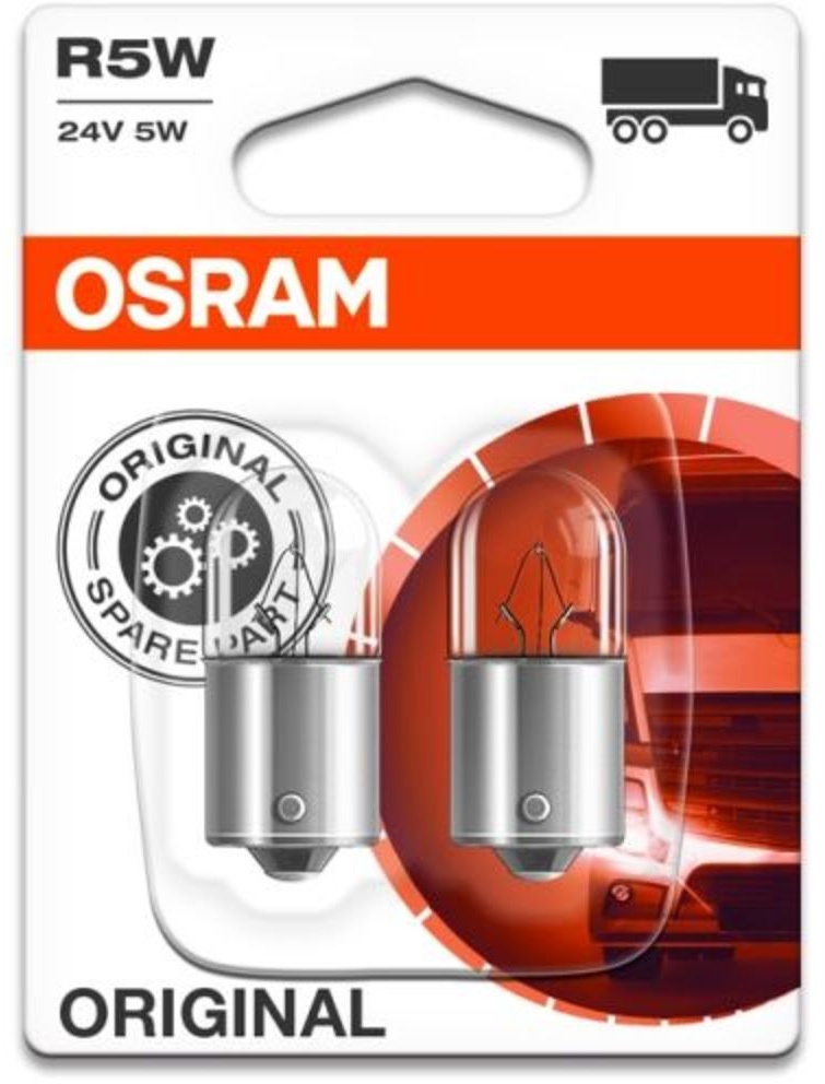 Ampoule secondaire OSRAM R5W Standard 24V/5W, 2 pièce