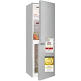 Exquisit KGC195-65-NF-330E Kühl-Gefrierkombination (193 l, 1625 mm hoch, Silber)