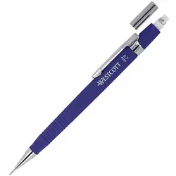 WESTCOTT Druckbleistift blau HB 0,7 mm, 1 St.