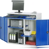 Rau Modell 60 stationär lichtgrau/enzianblau