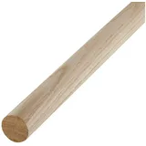 SO-TECH® Kleiderstange Garderobenstange Rundstab Holzstab zum Basteln Ø 30 mm Eiche (1 St), Länge: 80 cm Ø 3 cm x 80 cm