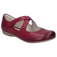 Josef Seibel Fiona 72 Riemchenballerina praktischem Klettverschluss rot 38