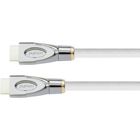Python® Series Python HDMI 2.0 Kabel 1m Ethernet 4K*2K UHD vergoldet OFC weiß