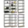 Juskys Lagerregal Metall 180 x 90 x 40 cm grau