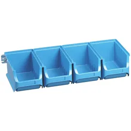 Allit Kleinteilemagazin Polypropylen 613x165x75 mm blau