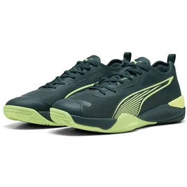 Puma Eliminate Nitro 4 Hallenschuh, Green Terrain Fizzy Light, 44.5