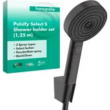 Hansgrohe Pulsify Select S Brauseset 3jet Relaxation Brauseschl. 1,25 m ma-sw