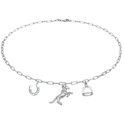 Elli Anhänger Pferd Hufeisen 925 Sterling Silber Ketten   Damen