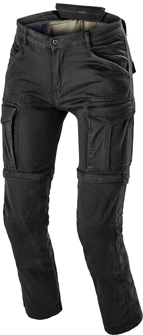 Macna Arrival Motorrad Textilhose, schwarz, Größe 36 für Männer