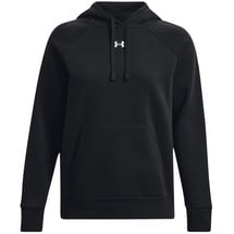 Under Armour Rival Fleece Hoodie Damen 001 black/white 40