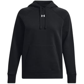 Under Armour Rival Fleece Hoodie Damen 001 black/white 40