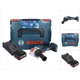 Bosch GWX 18V-15 SC Akku Winkelschleifer 18 V 125 mm BITURBO X-LOCK + 1x Akku 5,0 Ah + Ladegerät + L-BOXX
