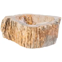 Waschbecken Fossil Holz