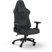 Corsair TC100 Relaxed Gaming Stuhl - Grau – Stoff – Bis zu 120 kg
