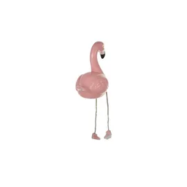 Boltze Dekofigur Flamingo - rosa/pink ¦ Steingut ¦ Maße (cm): B: 12 H: 14,5 T: 8.5
