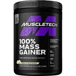 Muscletech 100% Mass Gainer (5.15 lbs) Vanilla Milkshake EINHEITSGRÖSSE