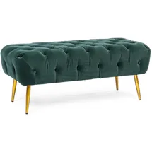 BIZZOTTO Sitzbank Giacinta Samt Grün 103 x 40 x 48 cm