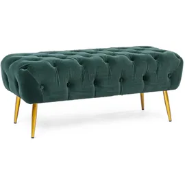 BIZZOTTO Sitzbank Giacinta Samt Grün 103 x 40 x 48 cm
