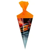 Livepac Office Motiv Deko Schultüte / Zuckertüte / Länge: 15cm / rund / "City Car"