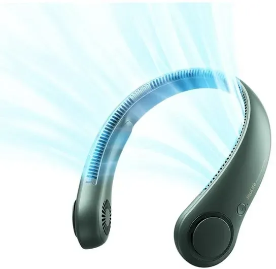 Neck Fan 3 4000mAh Portable Neck Fan - Green - 4000 mAh