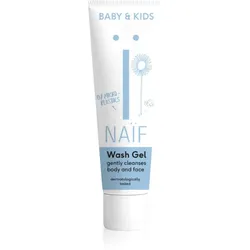 Naif Baby & Kids Wash Gel Reinigungsgel für Mutter und Kind für Körper und Gesicht 30 ml