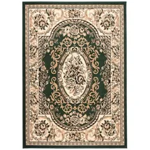 Tapiso Atlas Kurzflorteppich 300 x 400 cm Grün/Beige