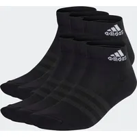 Adidas Cushioned Sportswear Ankle Socken 6 Paar Black / White 40-42