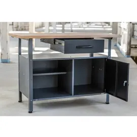 Ondis24 Werkstatt-Set »Klaus«, anthrazit, Metall - grau