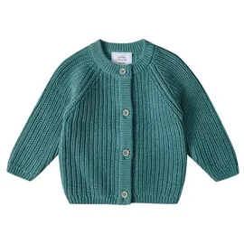 stellou & friends Strickjacke Gerippter Cardigan Gerippter Cardigan 110/116