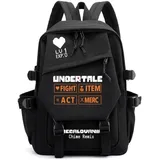 EHGEUYL Undertale Game Rucksack, Laptoptasche, wasserdicht, langlebig, Rucksack für Herren und Damen, Schultasche, Rucksack 5, M - M