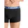 Head Herren Boxershorts im Pack - Basic, Baumwoll Stretch, einfarbig Schwarz/Blau M