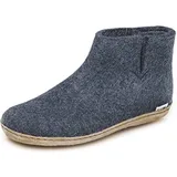 Glerups Hüttenschuhe Blau 38