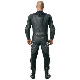 Alpinestars Missile V2 Ward Lederkombi - Black / Metallic Gray - 48