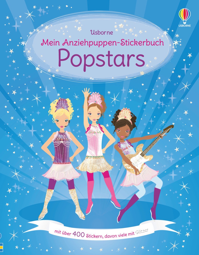 Mein Anziehpuppen-Stickerbuch: Popstars - Lucy Bowman  Kartoniert (TB)